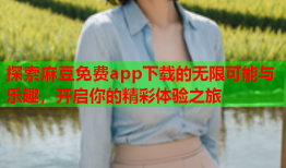 探索麻豆免费app下载的无限可能与乐趣，开启你的精彩体验之旅